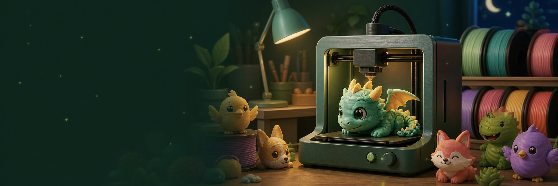 Góc xưởng in 3D của Nhum